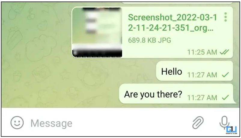 Telegram 勾勾有什么意义呢？