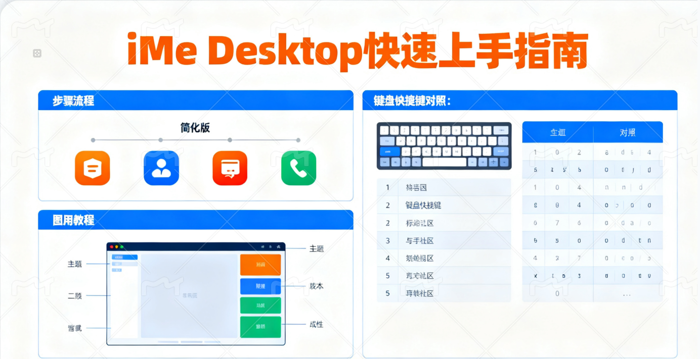 学会 iMe Desktop：最简单的快速上手教程