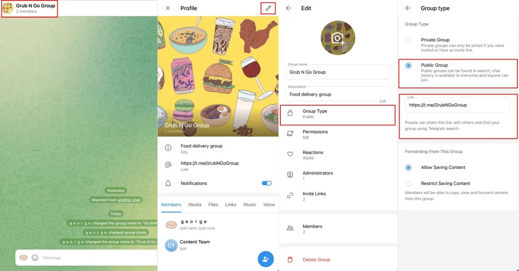 Telegram个人链接怎么设置